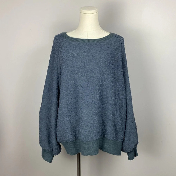 🌸Puff Sleeve Boat Neck Sweater From Umgee - Picture 15 of 16